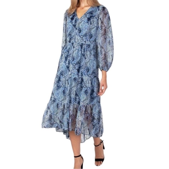 Joie Dresses & Skirts - Joie Parisian paisley tiered chiffon Midi Dress